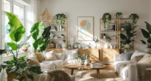 Décoration intérieure cocooning avec plantes et créations DIY 2026