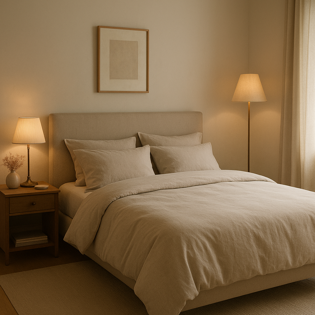 Chambre élégante avec une déco stylée et une touche vintage