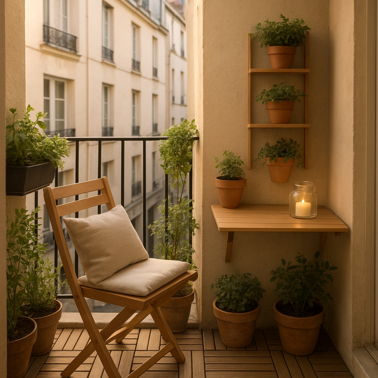 Déco balcon petit espace : comment créer un coin agréable même sur quelques mètres carrés