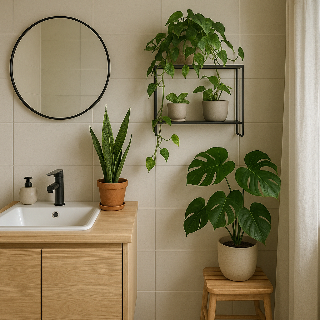 Plantes d’intérieur faciles adaptées à la cuisine et à la salle de bains