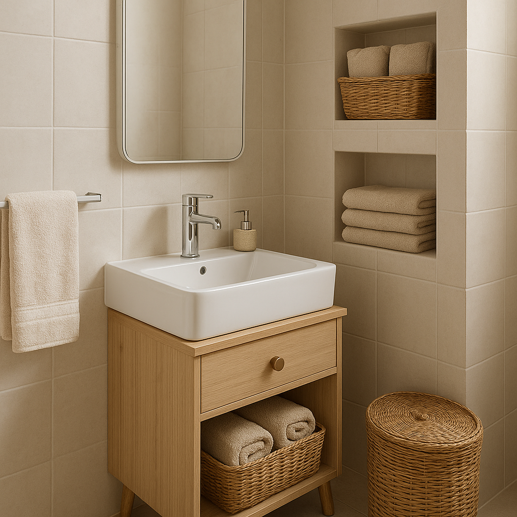 Rangements malins pour salle de bain petite surface