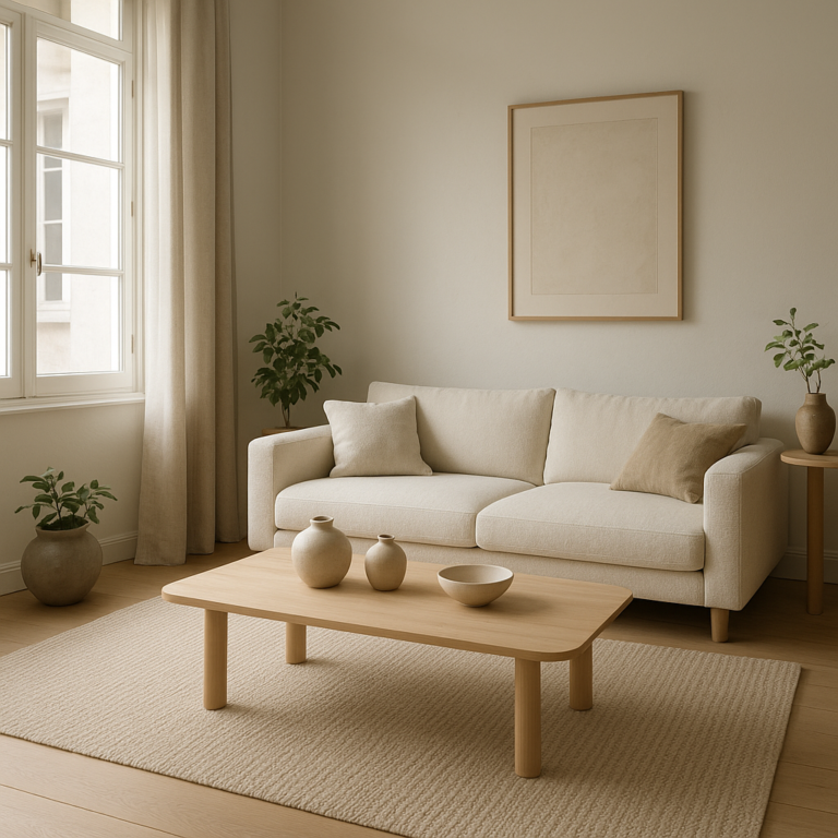 Style Japandi dans le salon : comment l’adopter sans alourdir la déco ?