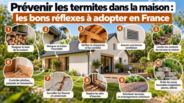 Prévenir les termites dans la maison : les bons réflexes à adopter en France