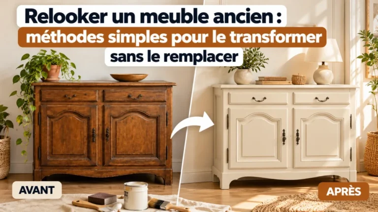 Relooker un meuble ancien : méthodes simples pour le transformer sans le remplacer