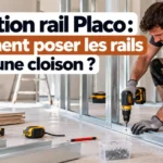 montage cloison metallique rails homme