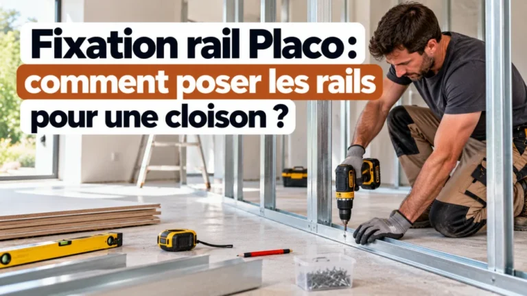 Fixation rail Placo : comment poser les rails pour une cloison ?