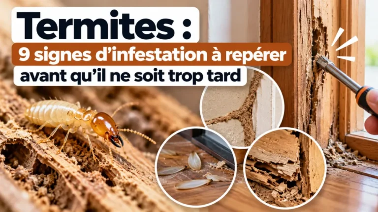 Termites : 9 signes d’infestation à repérer avant qu’il ne soit trop tard